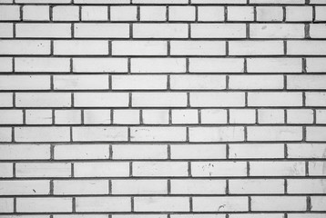 White bricks wall