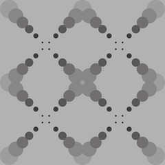 Abstract circled geometric seamless pattern. eps10