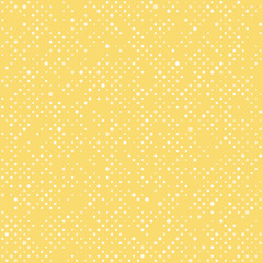 Seamless polka dot yellow pattern with circles. 