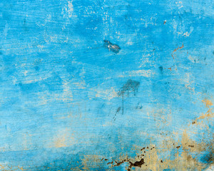 Grungy blue wall