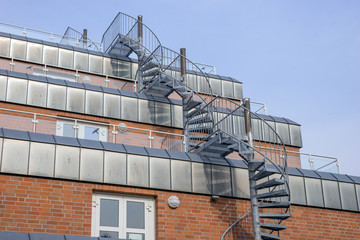 Fototapeta premium Nottreppe, Fluchtreppe
