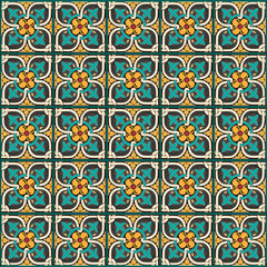 Traditional royal mosaic decoration