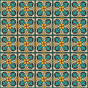 Traditional royal mosaic decoration