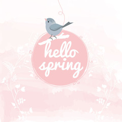 Hello Spring Vektor