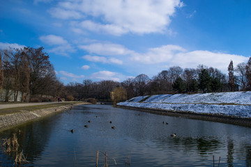 Park Helenów w Łodzi, Polska © Senatorek