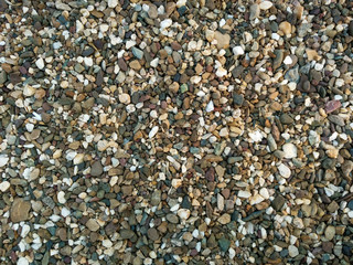 Stone rock crushed gravel texture, use as the background.