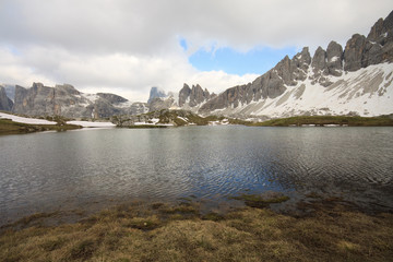 lago dei Piani, presso il rifugio Locatelli (Dolomiti di Sesto)