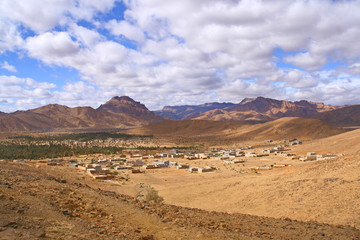 village dans la palmeraie de Tata