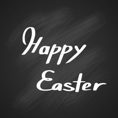 Obraz premium Happy Easter Holiday Sketch Greeting Card Banner 