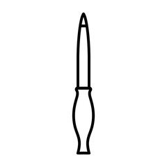 nail file thin line