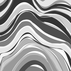Creative art illustration. Vector image. Marbled surface. Beautiful unique handmade texture. Liquid paint. Painted waves. Unusual artistic background. Abstract black and white art.