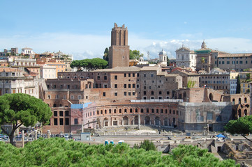 preserved buildings of Trajan Market