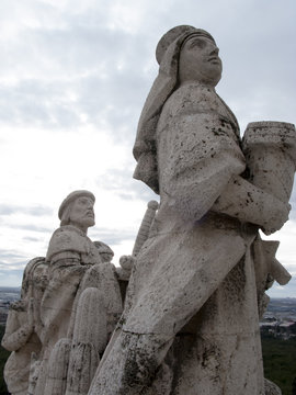 statue, Cerro de los Angeles in Getafe, Madrid. monument inaugur