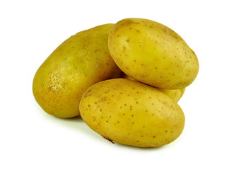 potato isolated on white background
