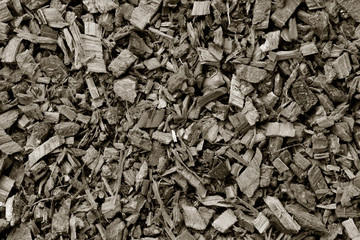 the texture of the crushed oak bark. vegetable raw materials for preparation of tea beverages,...