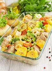 Meat stew with vegetables