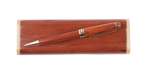 Wooden ballpoint  with wooden box