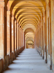 Covered Portico In Bologna