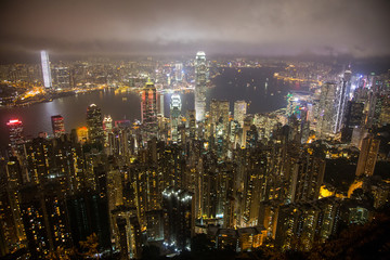 Hong Kong at night