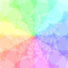 Radial abstract background. Bright colors. Vector illustration.