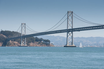 Fototapeta na wymiar San Francisco, Bay Bridge