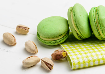 Macaron al pistacchio