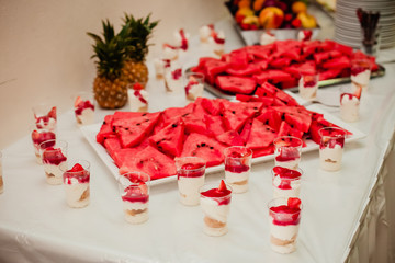 wedding catering dessert