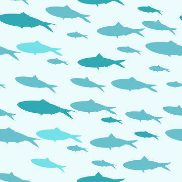 Sea fish pattern