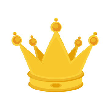Golden crown vector