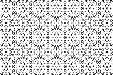 Ornament with black and white patterns. 10
