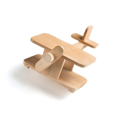 wooden toy airplane