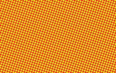 Abstract background of yellow dots on red background