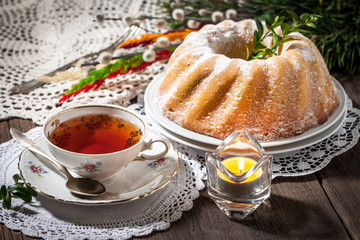 Traditional easter cake.