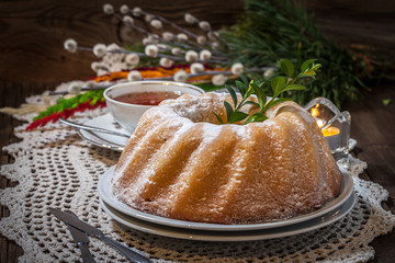 Traditional easter cake.