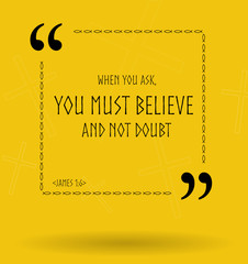 Bible quotes about Christian faith without doubt