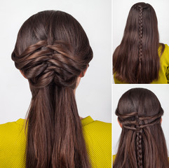 hairstyle for long hair tutorial