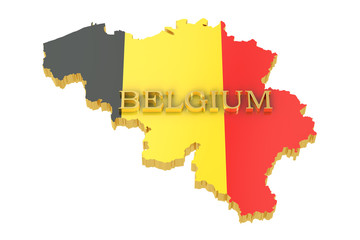 Belgium map