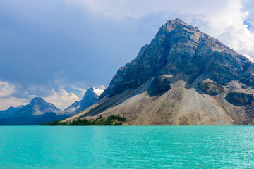 Majestic mountain lake in Canada.