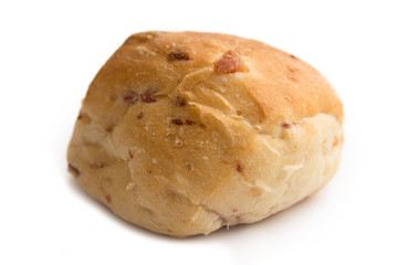 Pane coi ciccioli, bread filled with pork greaves, Italian food