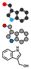 Indole-3-carbinole (I3C) cruciferous vegetable molecule.