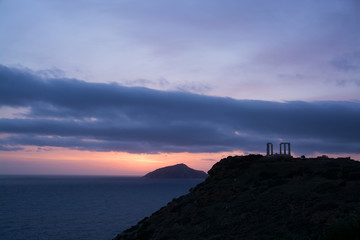 Tempel am Kap Sounion, Griechenland