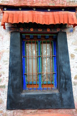 Tibet - Fenster im Kloster Drepung