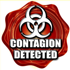 Contagion concept background