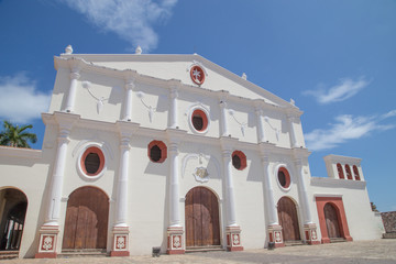 Granada, Nicaragua, San Francisco Convent outdoors in sunny day