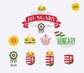 Hungary sign and symbols