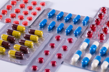 Variety of medicines and drugs