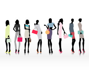 Fototapeta premium Fashion women