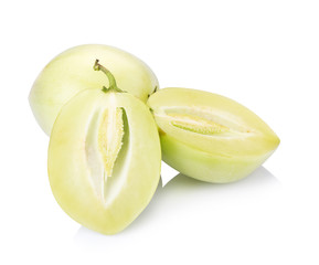 pepino melon on white background