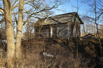 old wooden house  