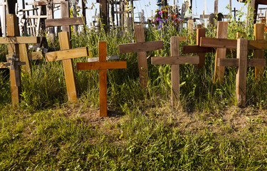 wooden crosses , Christianity